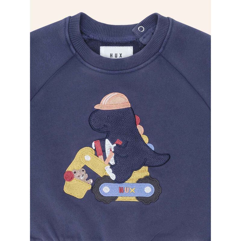 Huxbaby Tradie Dino Sweatshirt 3-5Y image number 2